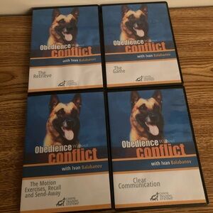Dog training DVDS and books